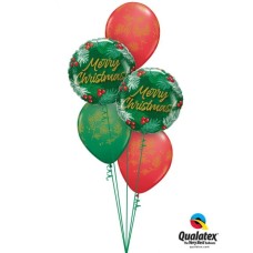 Bukiet 1087 Underneath the Mistletoe Qualatex #89853-2 97334-3